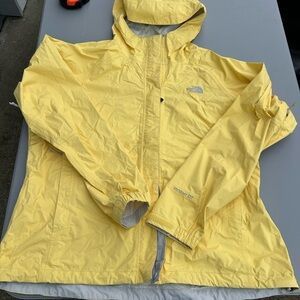 The North Face Yellow Hooded Jacket